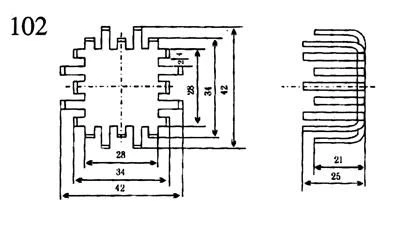 aluminum stampping heatsink aluminum stampping heatsink