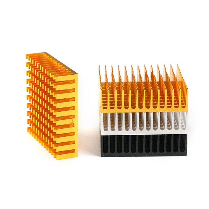 golden anodizing heatsink