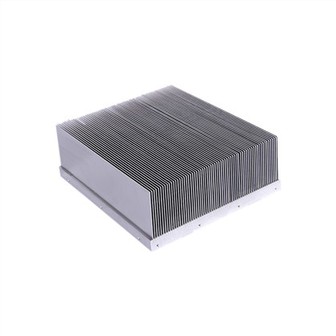 Алюминиевый радиатор с зачищенным ребром для ИБП или IGBT