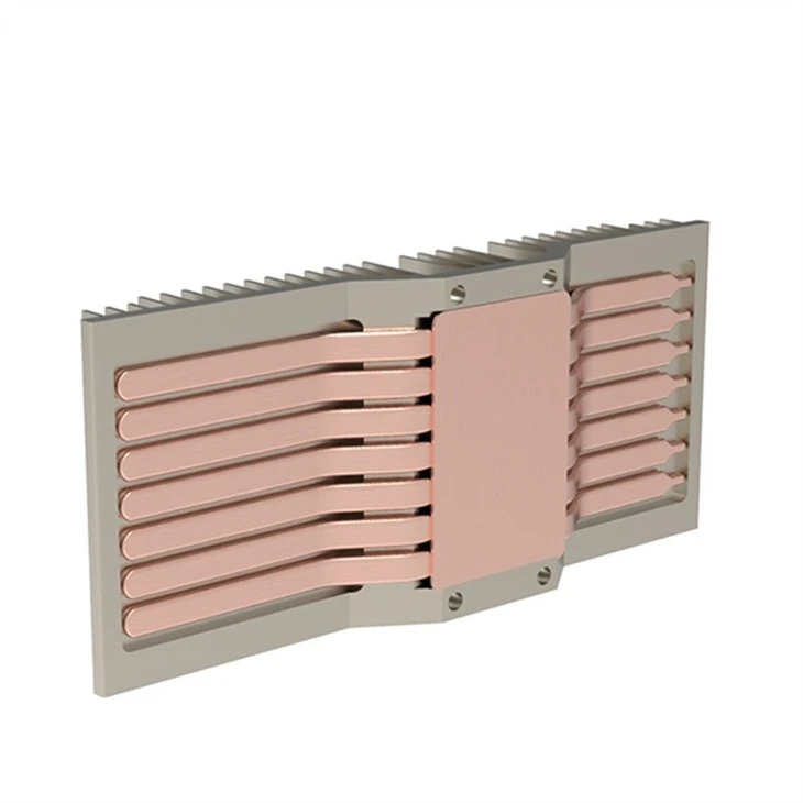 Aluminum Extrusion Heat Pipe Vrm Heat Sink