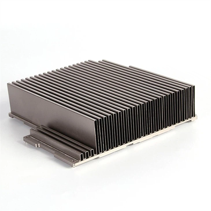 Aluminum Folded Fin Heat Sink With Heat Pipes