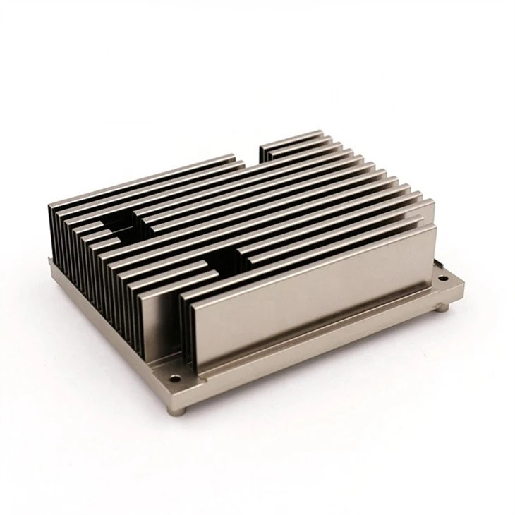 Aluminum Folded Fin PCB Heat Sink With Heat Pipes
