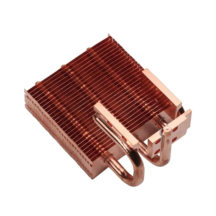 Copper CPU Heatsink With Heat Pipe